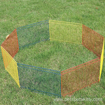 Foldable outdoor pet interactive pet game fence